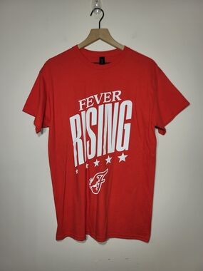 Vintage Vibe Indiana Fever Fever Rising WNBA T-Shirt - Aesthetic Streetwear Sz M